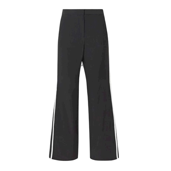 La Ligne " Le Tuxedo" New York Black Side Stripe Bootcut Trouser Pants  6 - Picture 1 of 11